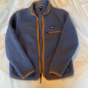 PATAGONIA RETRO PILE FLEECE JACKET GIRLS. Size LARGE/12